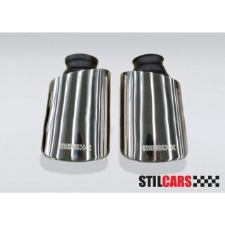 Stainless Steel Exhaust Cover long/Set