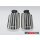 Edelstahl Blende Auspuff 993 lang / Set