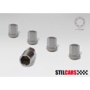 Aluminium Radsicherungen 911 silbern/Set 5-tlg.
