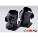 Edelstahl Heizklappe 911 65-83 schwarz /Paar